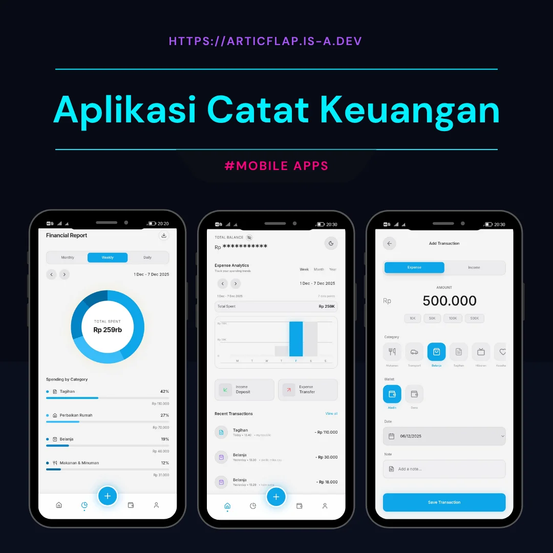 Aplikasi Catatan Keuangan Harian