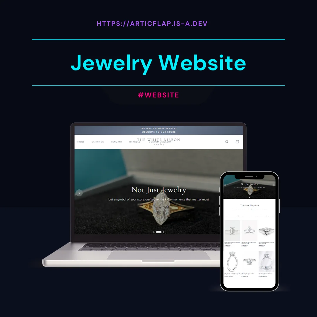 White Ribbon Jewelry