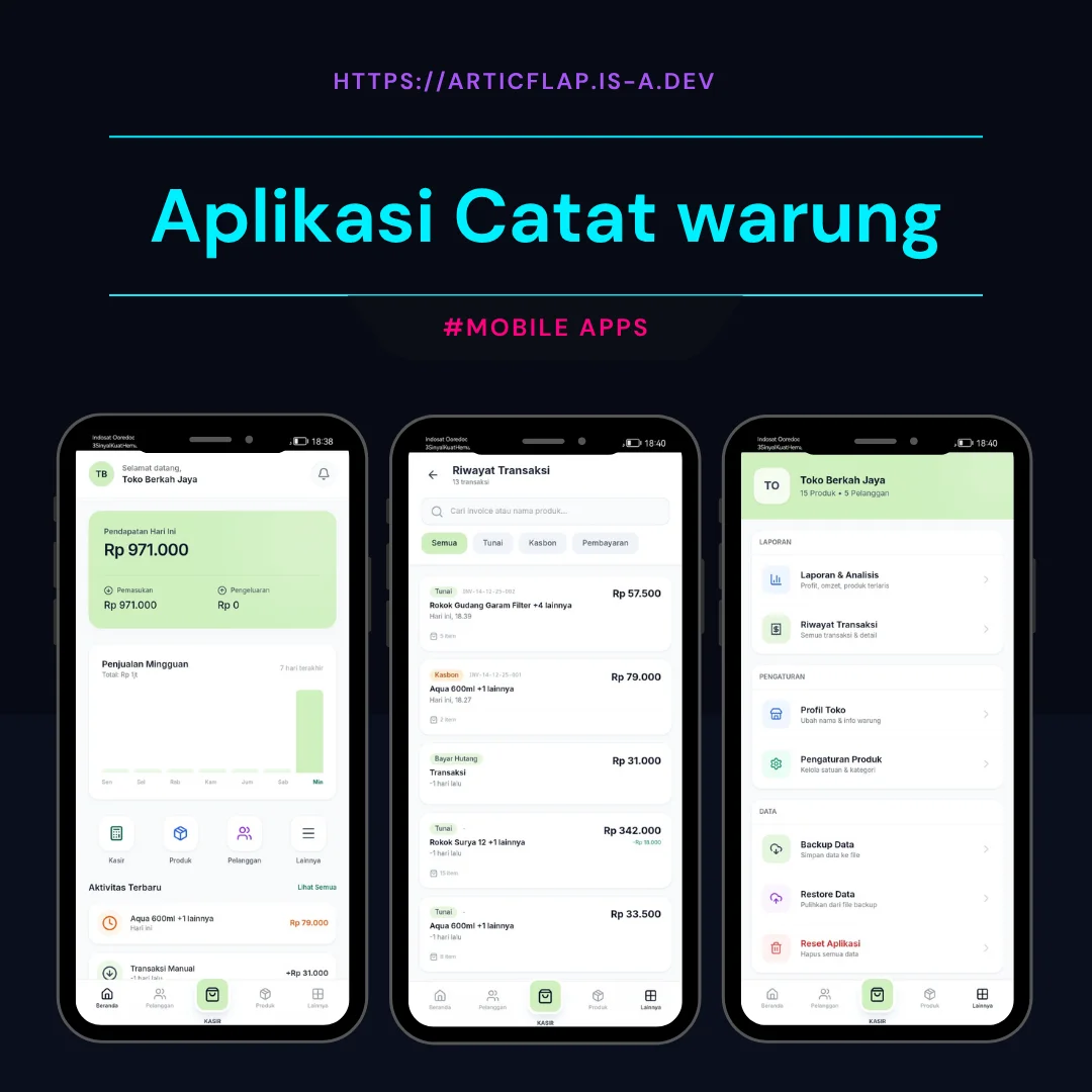 Aplikasi Catat Warung